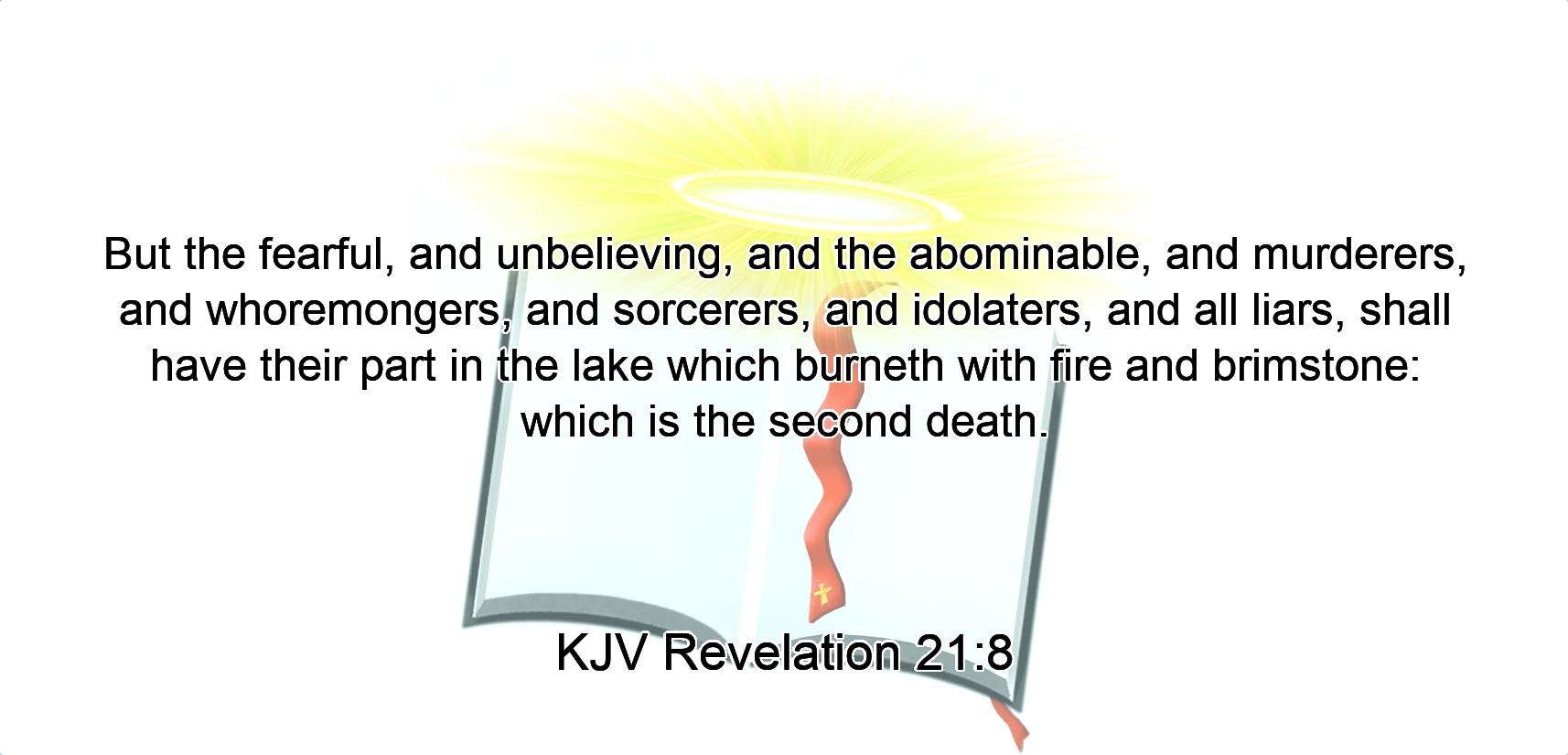 the fearful and unbelieving bible verse